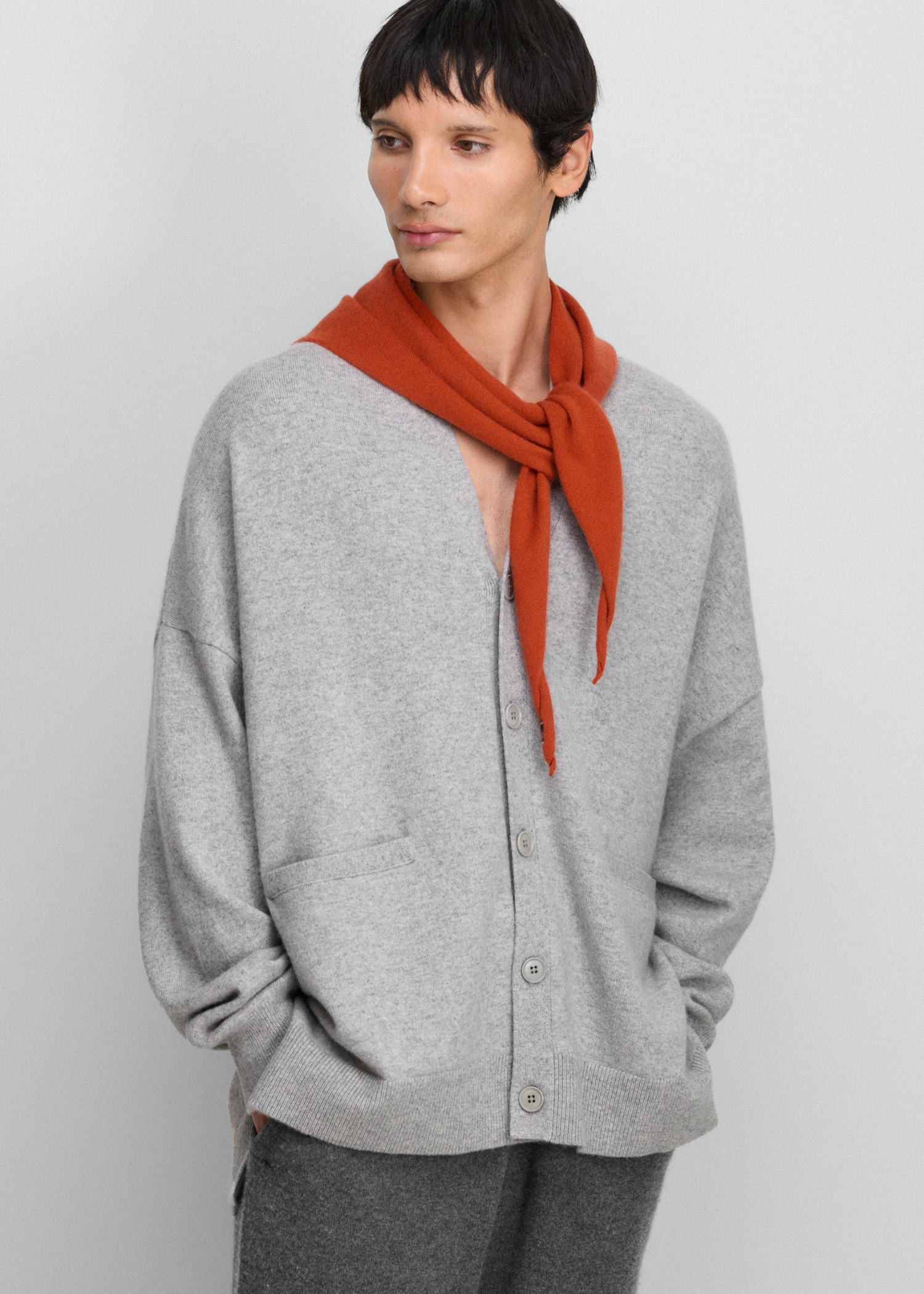 トップス LAD MUSICIAN 25AW CASHMERE TIE CARDIGAN トップス LAD MUSICIAN 25AW CASHMERE TIE CARDIGAN トップス LAD