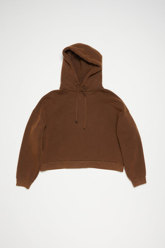 Oversized, Choco Brown, Hooded Sweatshirt