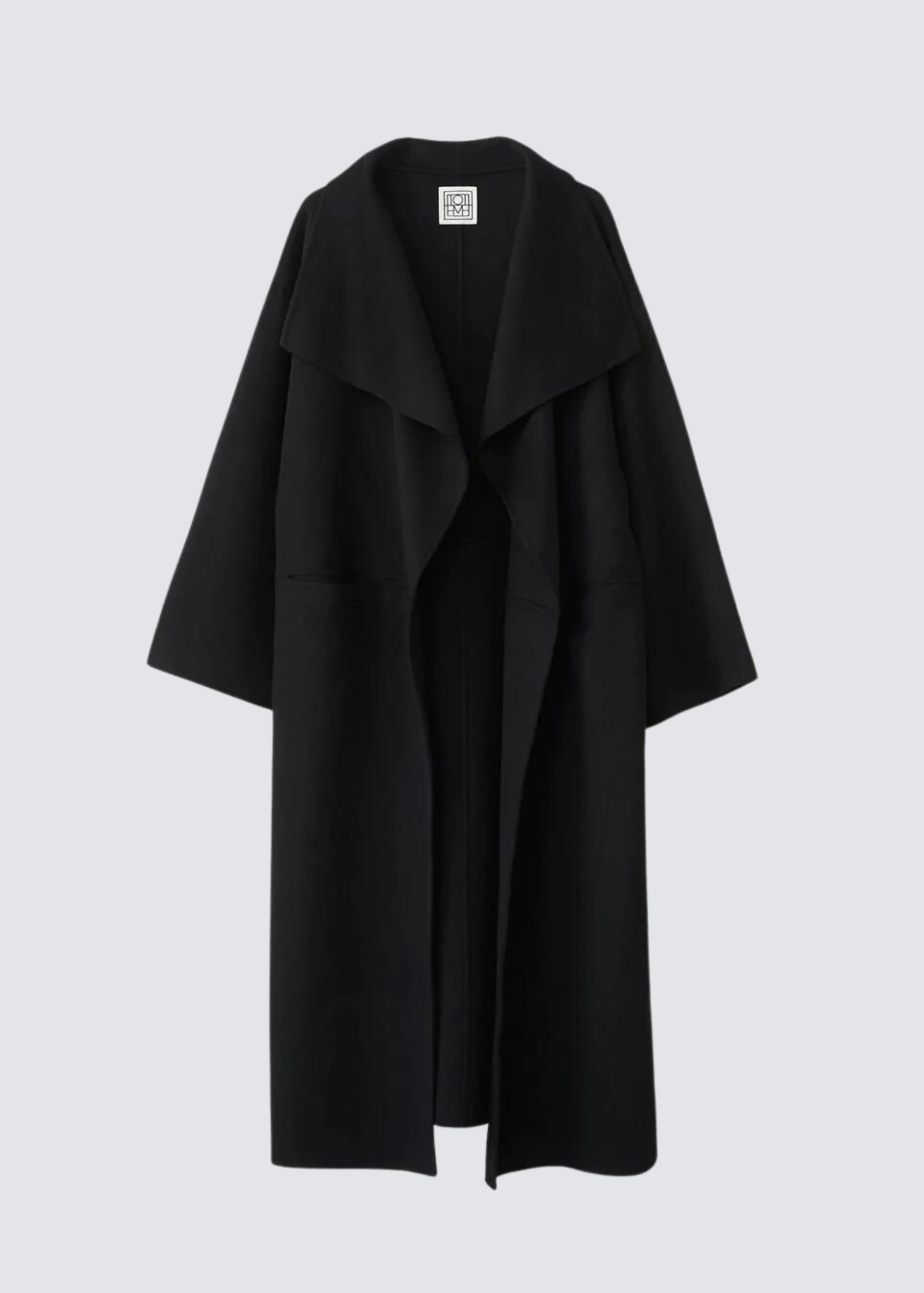 Black coat uniqlo shop