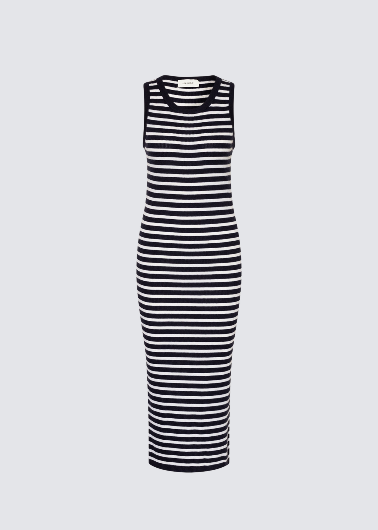Nicolette, Navy/Ivory Stripe, Dress