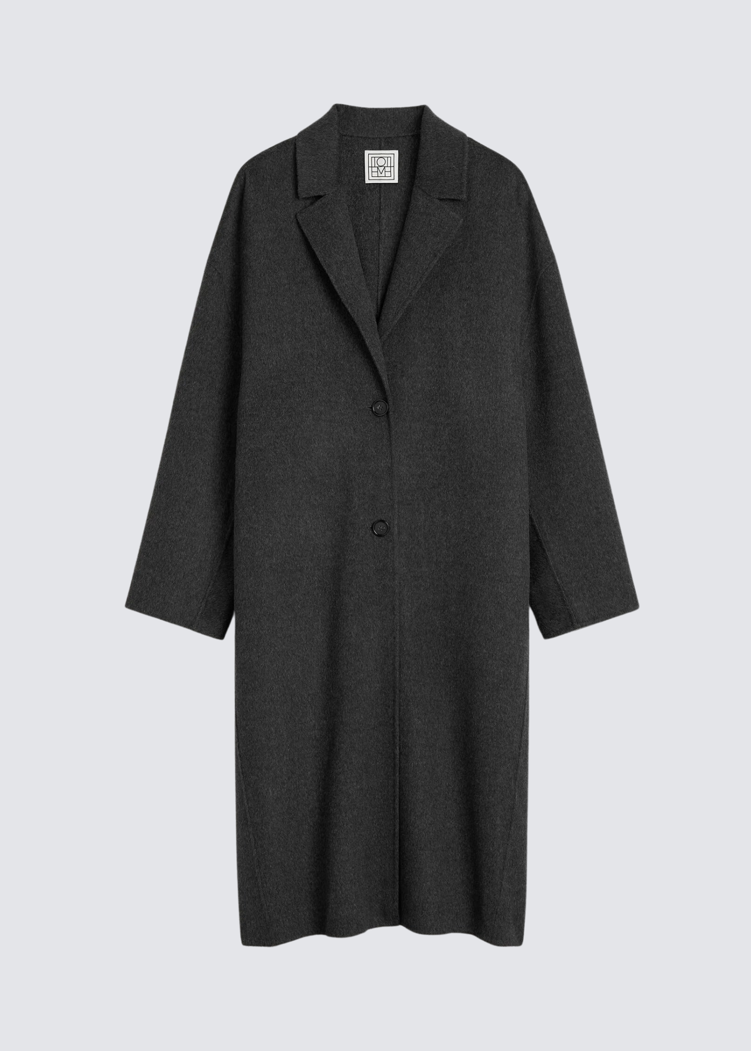 Toteme Double Cocoon Coat Charcoal