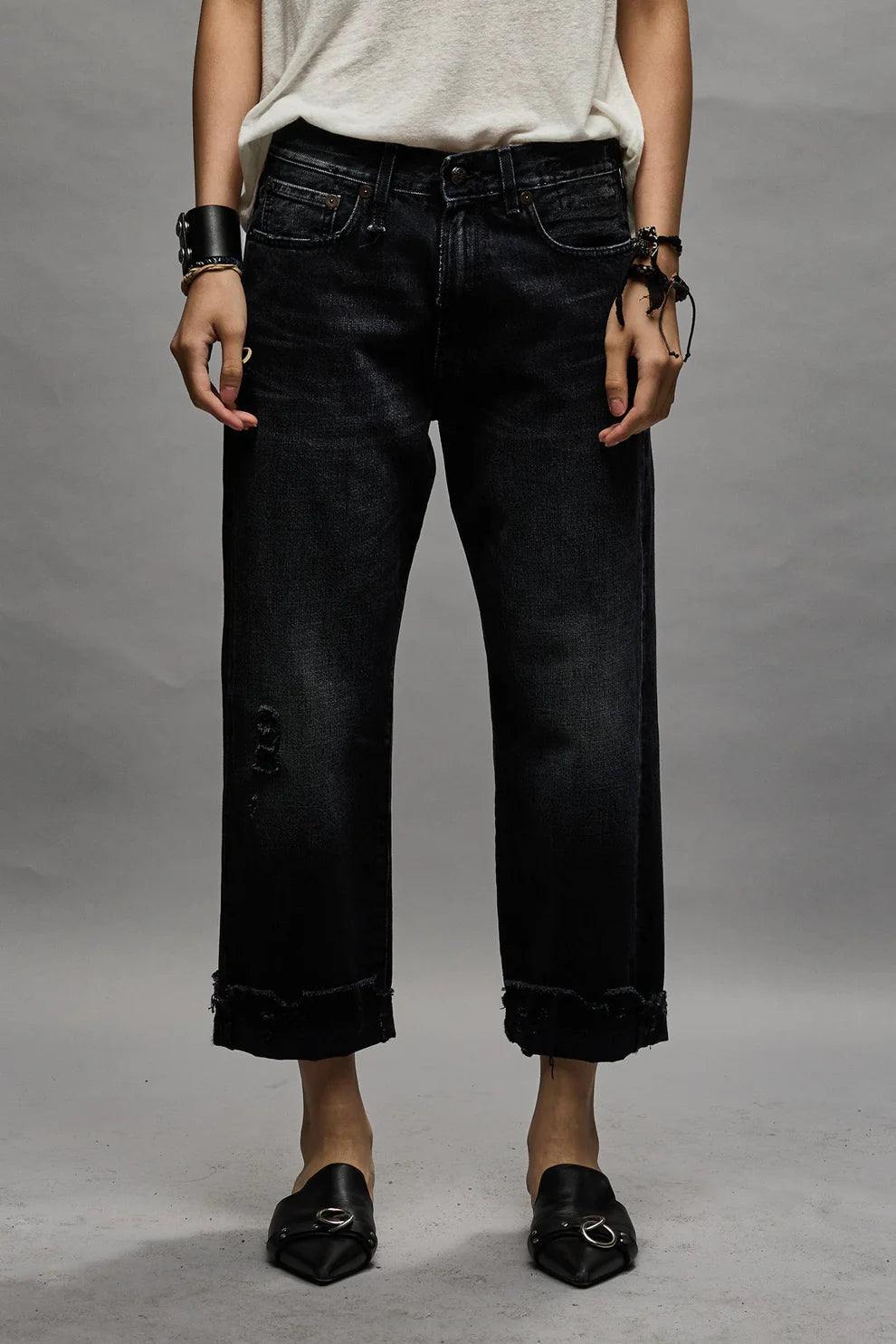 R13, Boyfriend, Jake Black, Jeans - Main Image