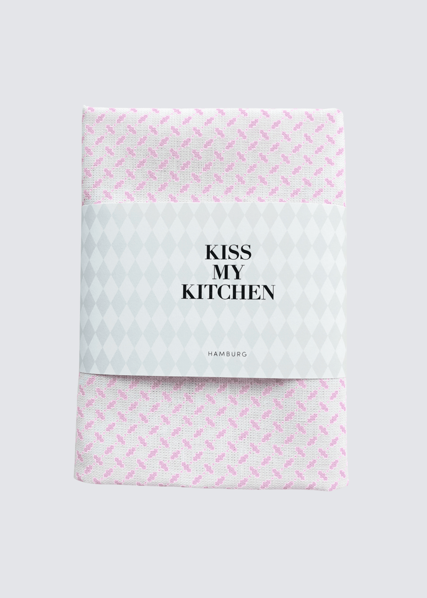 Kiss my Kitchen, Pali Pur Grey/Black, Geschirrtuch – Lindner Fashion