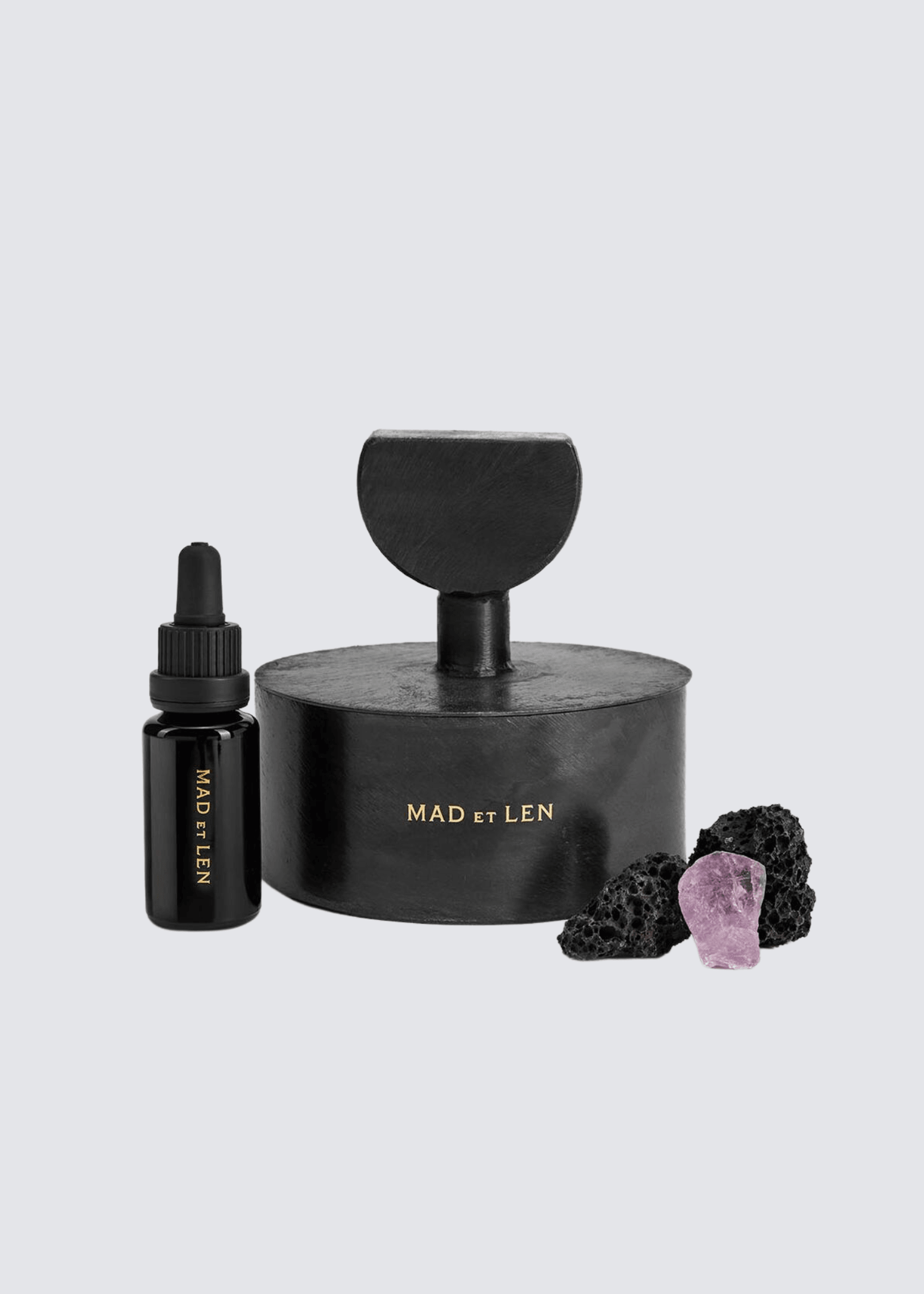 Mad et Len, Pot Pourri Mineral, Figue Noire, Lava Rose – Lindner 