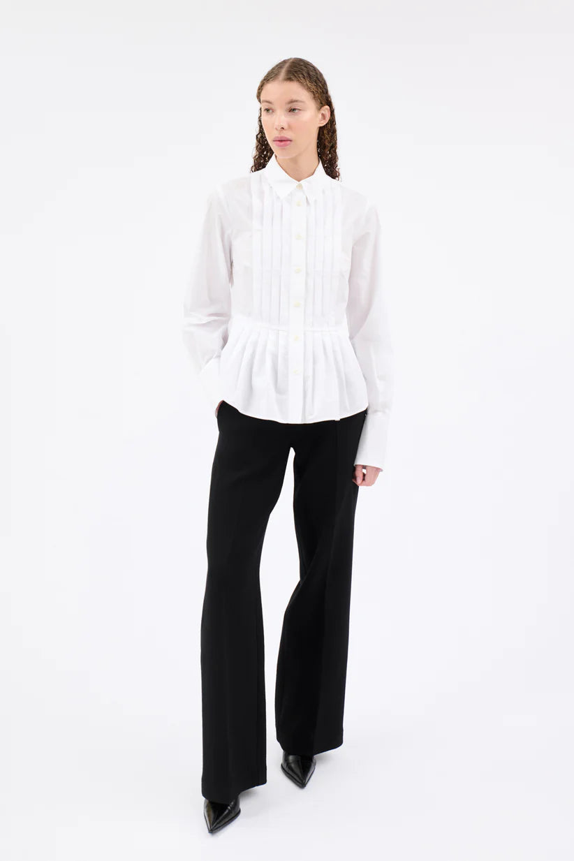 Odeeh, Poplin, White, Bluse