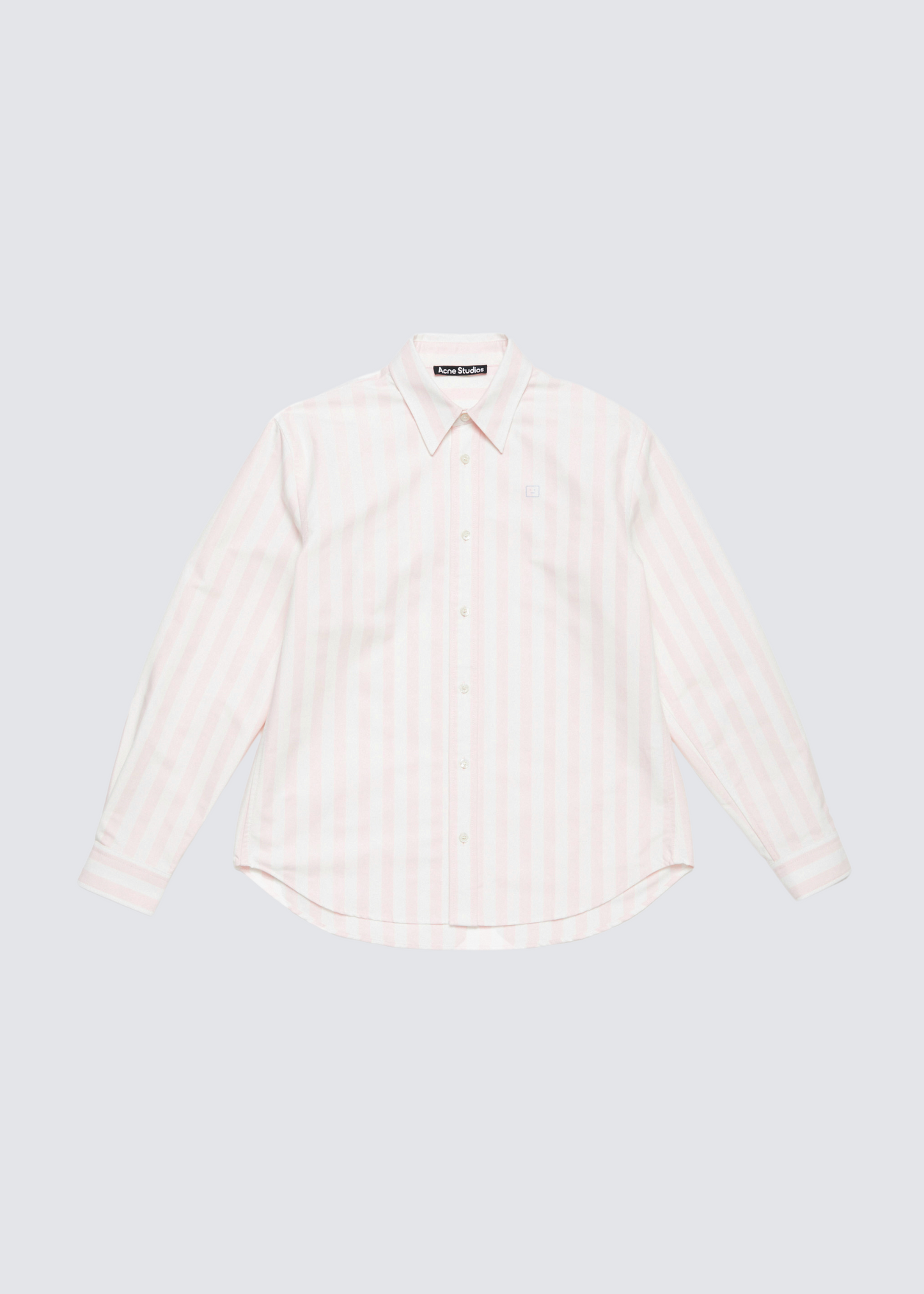 Face Shirt, Off White/Pink, Hemd