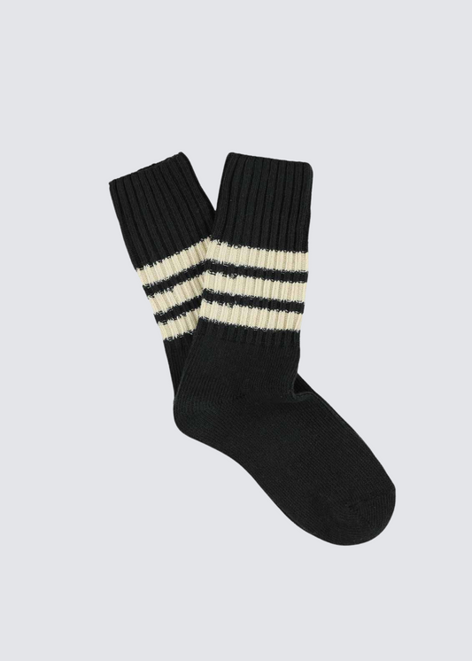 Off Black/Ecru, Socken