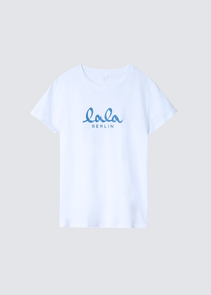 Cara, White/Blue, T-Shirt