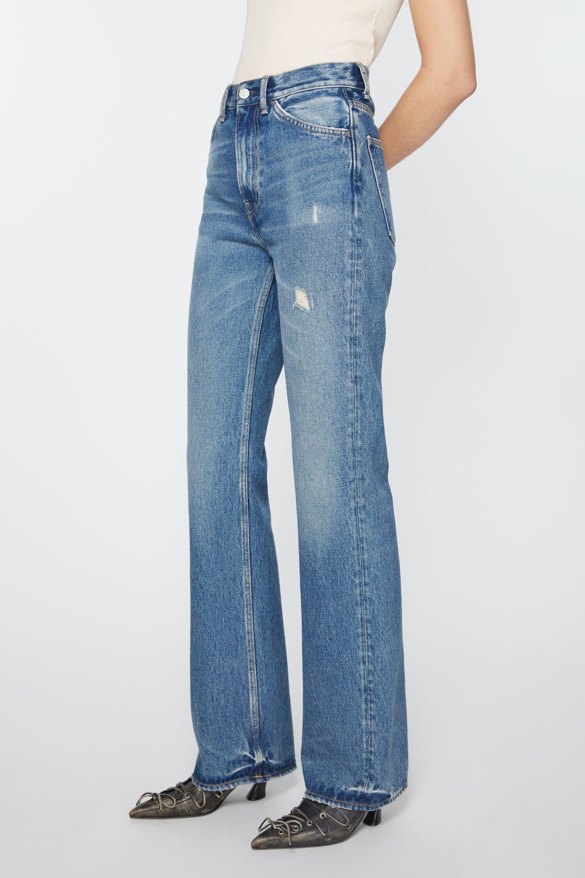 1997 Vintage, Mid Blue, Jeans - Lindner Fashion