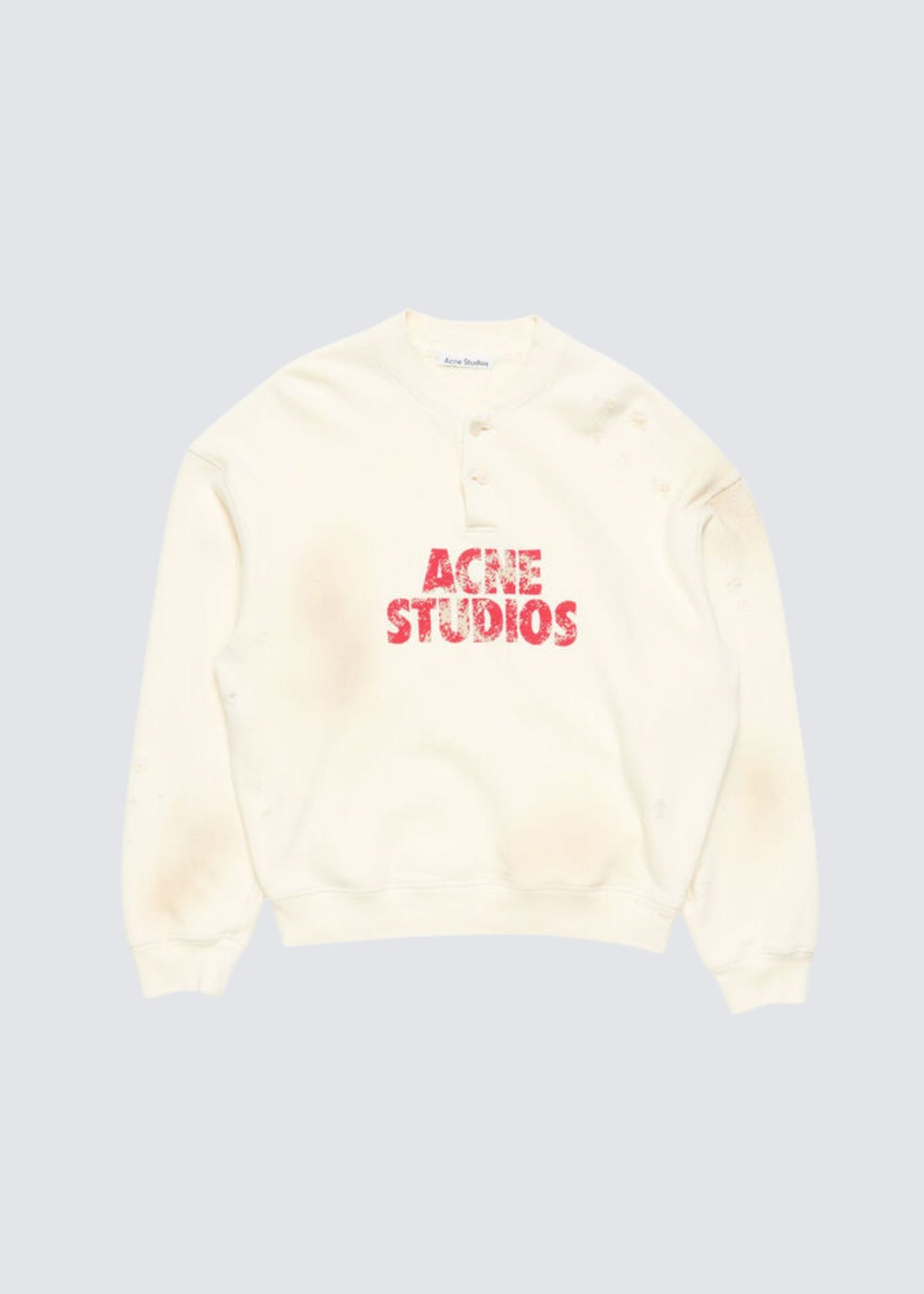 Acne Studios, Fleece, Off White, Sweatshirt