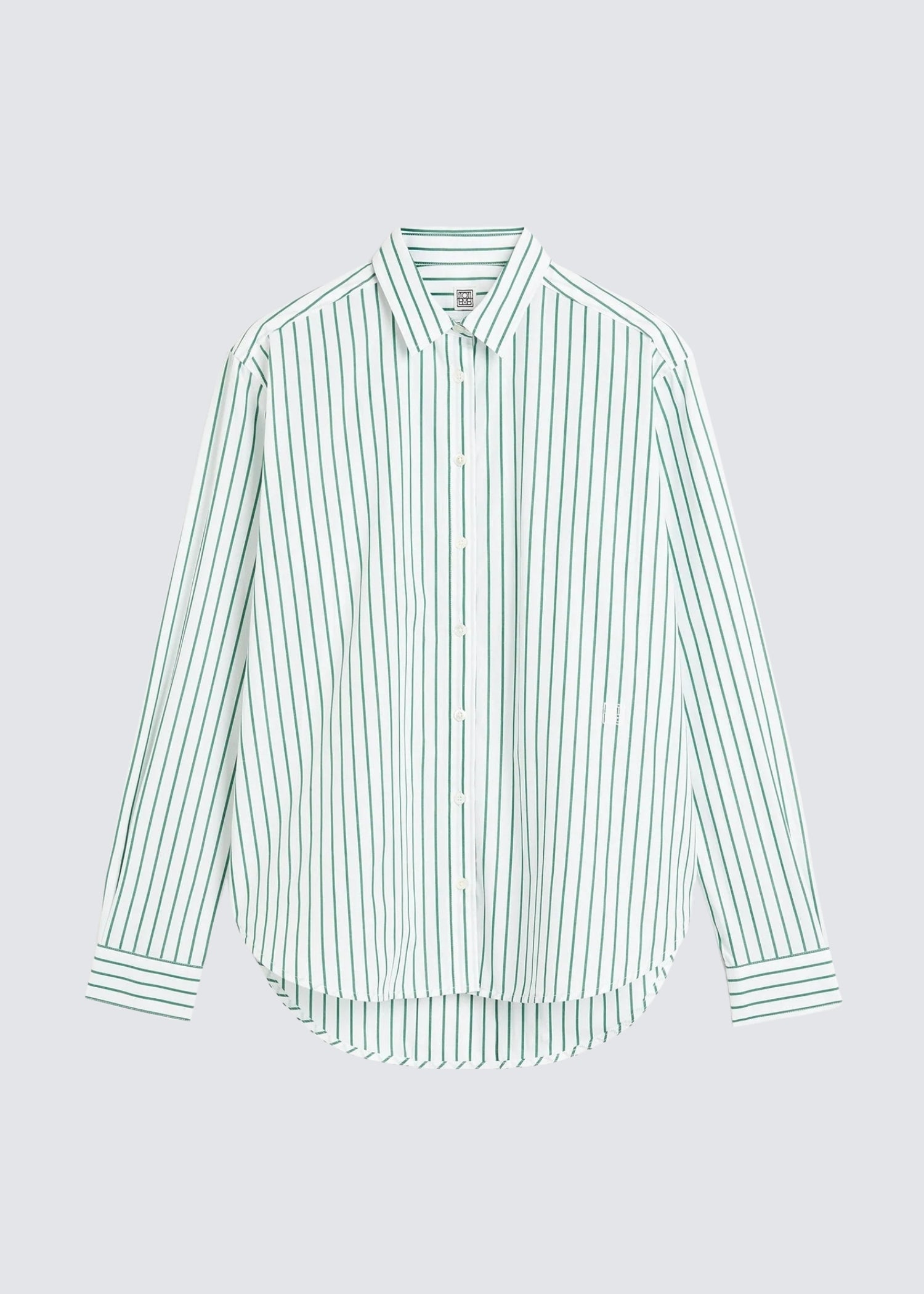 Signature Cotton, White / Green, Hemd
