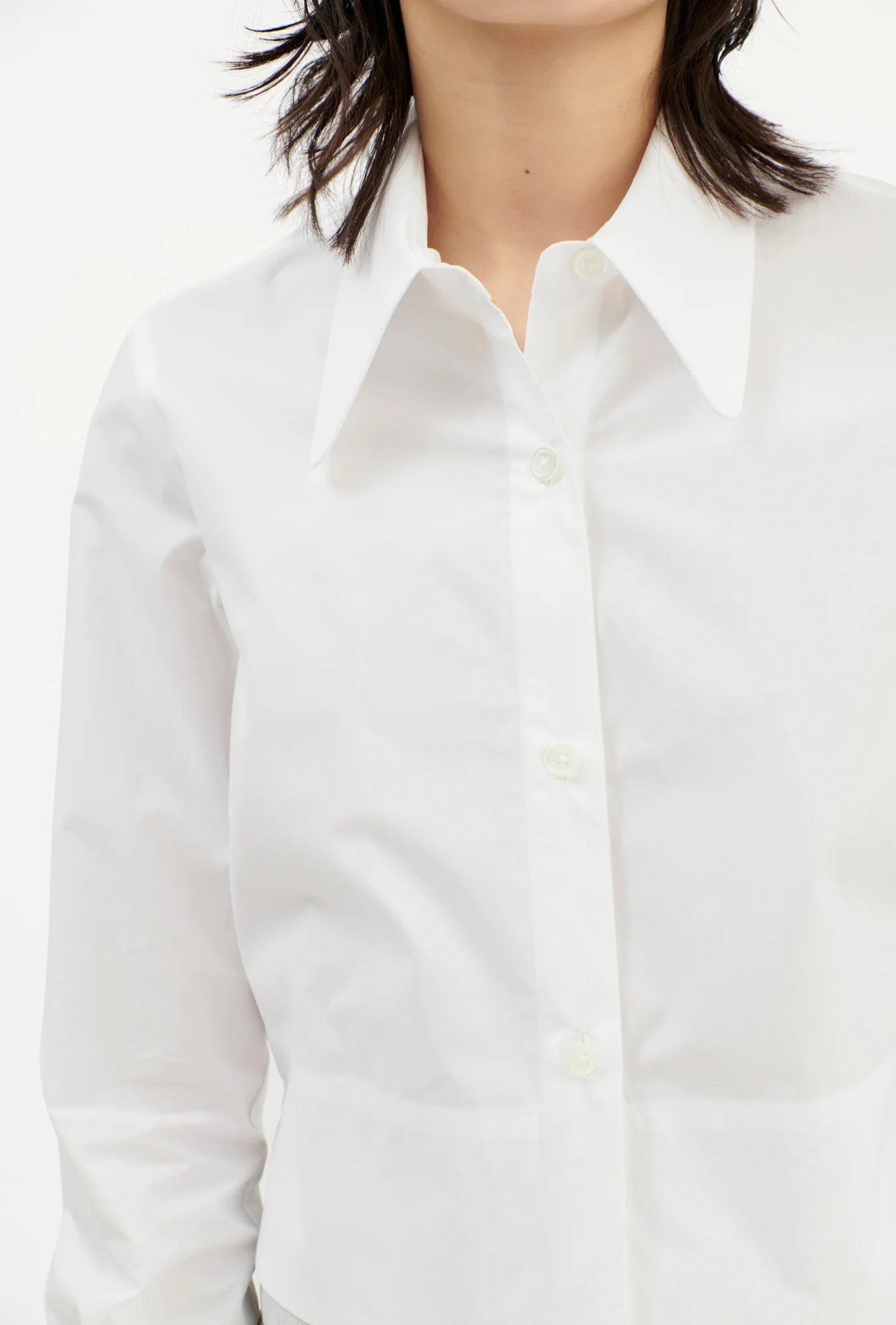 Poplin, White, Hemd