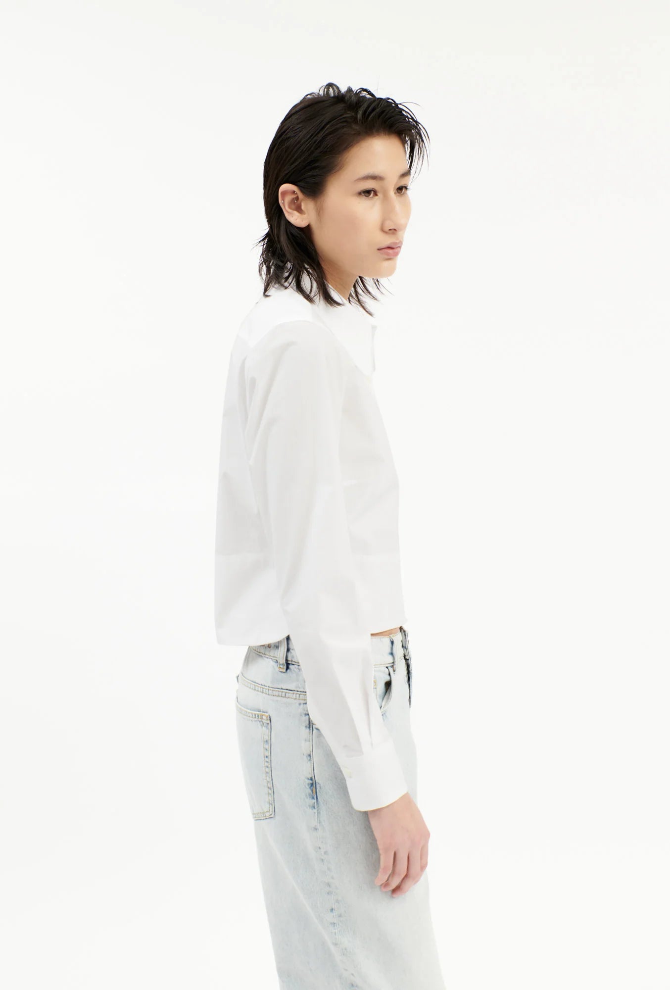 Poplin, White, Hemd