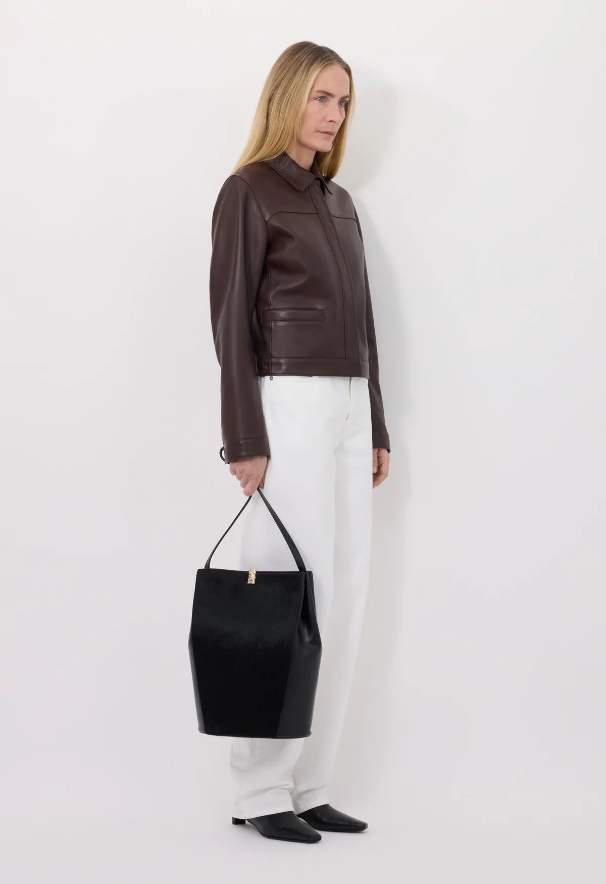 Ascot, Brown, Lederjacke