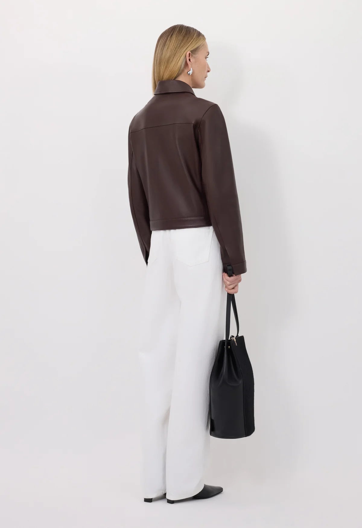 Ascot, Brown, Lederjacke