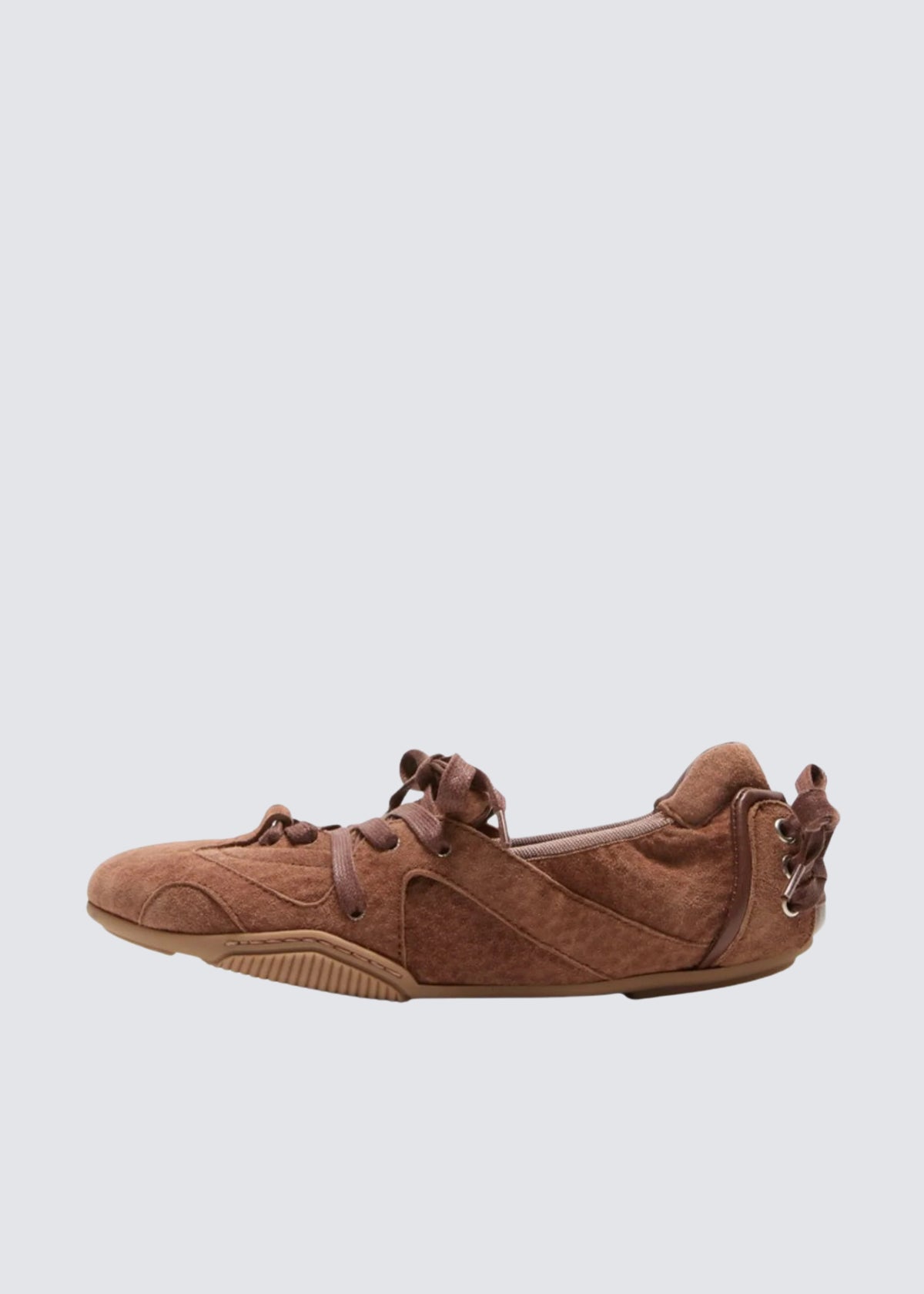 Acne Studios, Lace-Up, Brown, Ballerina