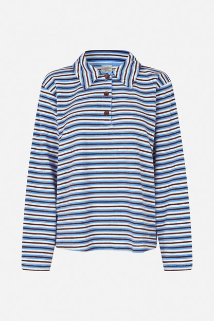 Jivan, Wedge Wood Stripe, Polo-Shirt