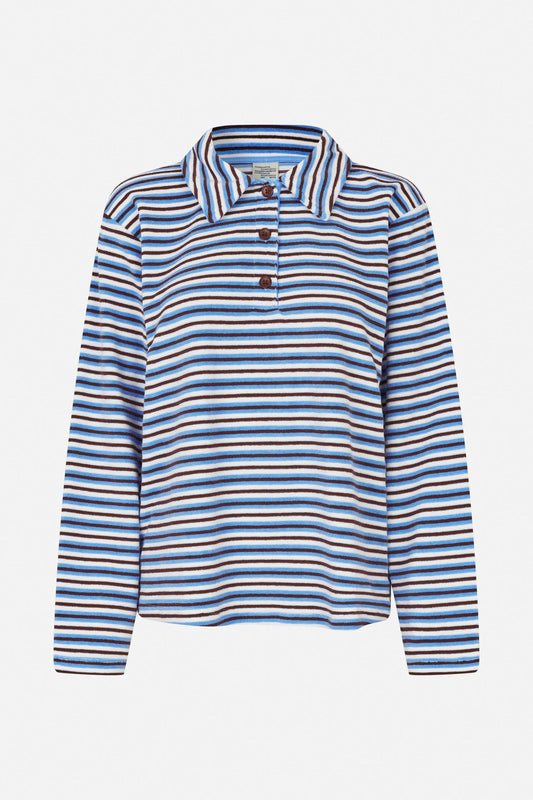 Jivan, Wedge Wood Stripe, Polo-Shirt