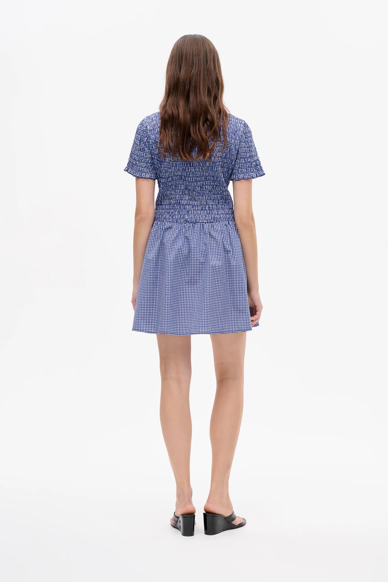 Assandra, Mini Blue Check, Kleid