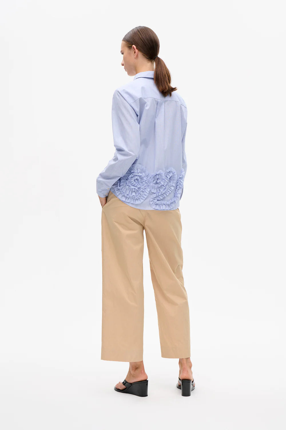 Mariel, Blue Heron Stripe, Bluse