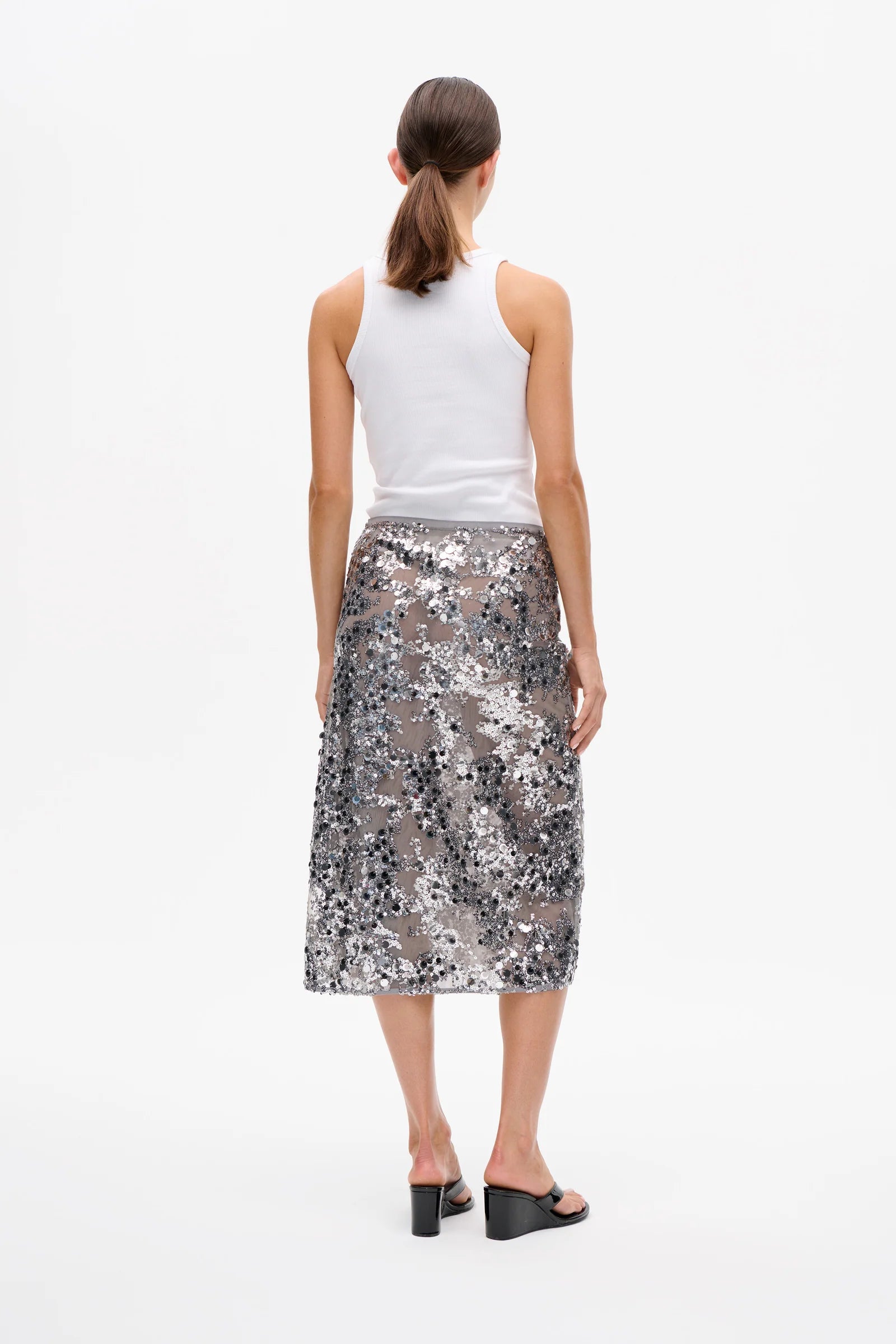 Shania, Grey Sequins, Rock