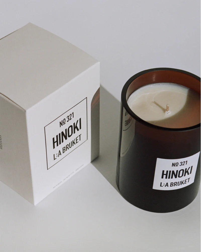 321 Scented Candle, Hinoki, 260g - Lindner Fashion