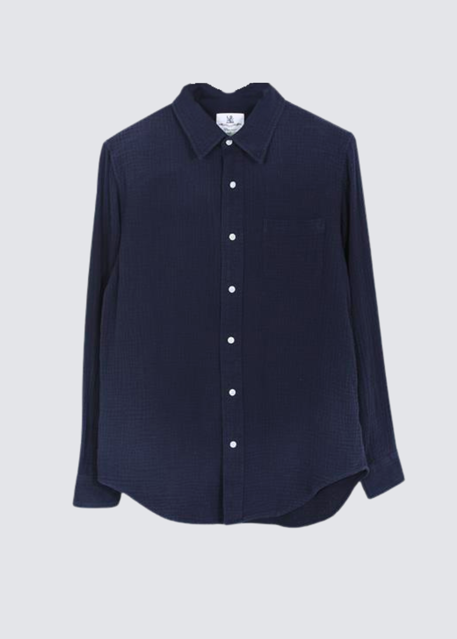 Denimist, Boyfriend, Navy Gauze, Hemd