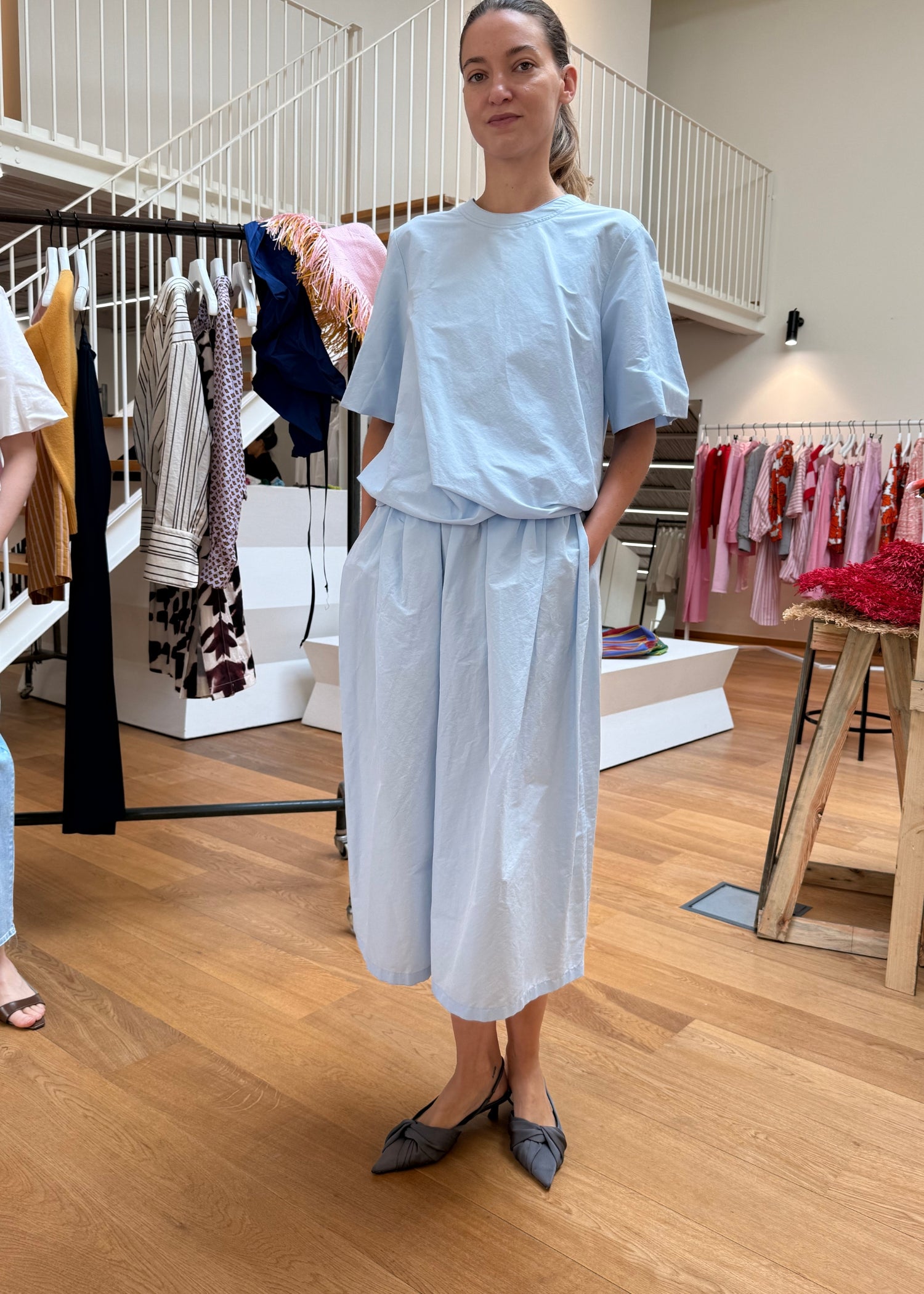 Graphic Silk, Turquoise Blue, blouse 