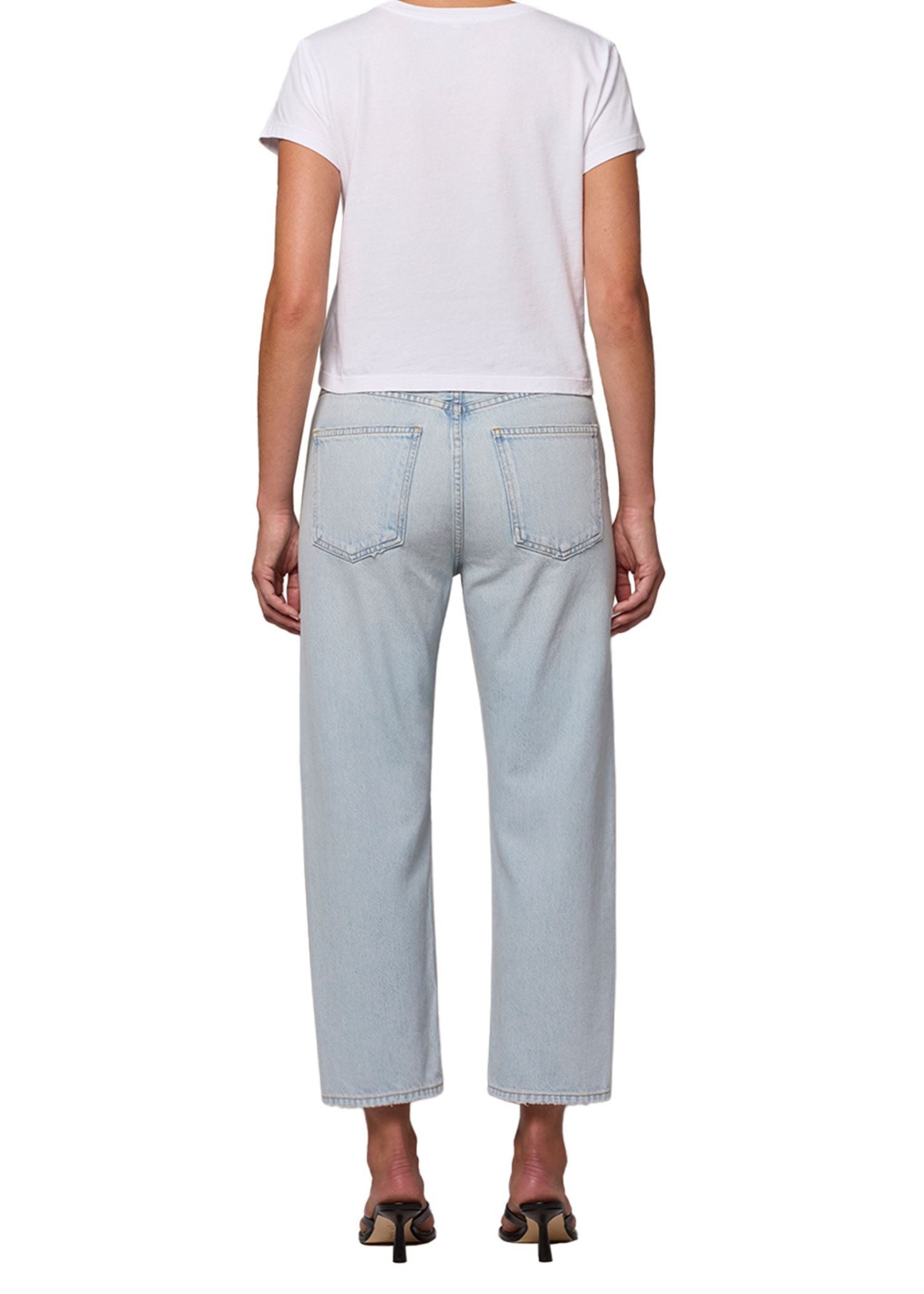90's Crop, Mid Rise Straight, Distraction, Jeans