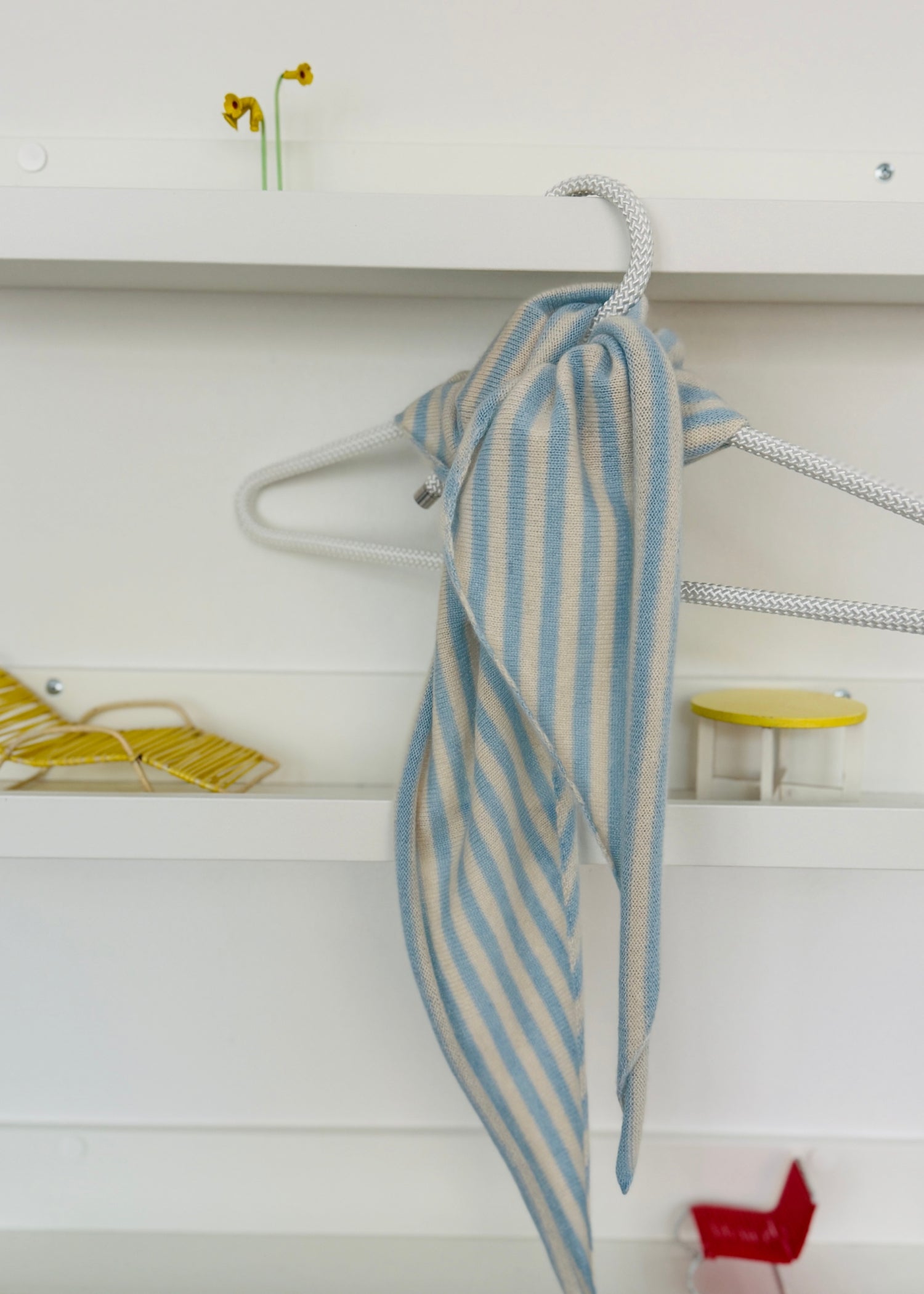 Balcon Preysing, Triangle Soft Strand, Hellblau/Creme, Schal