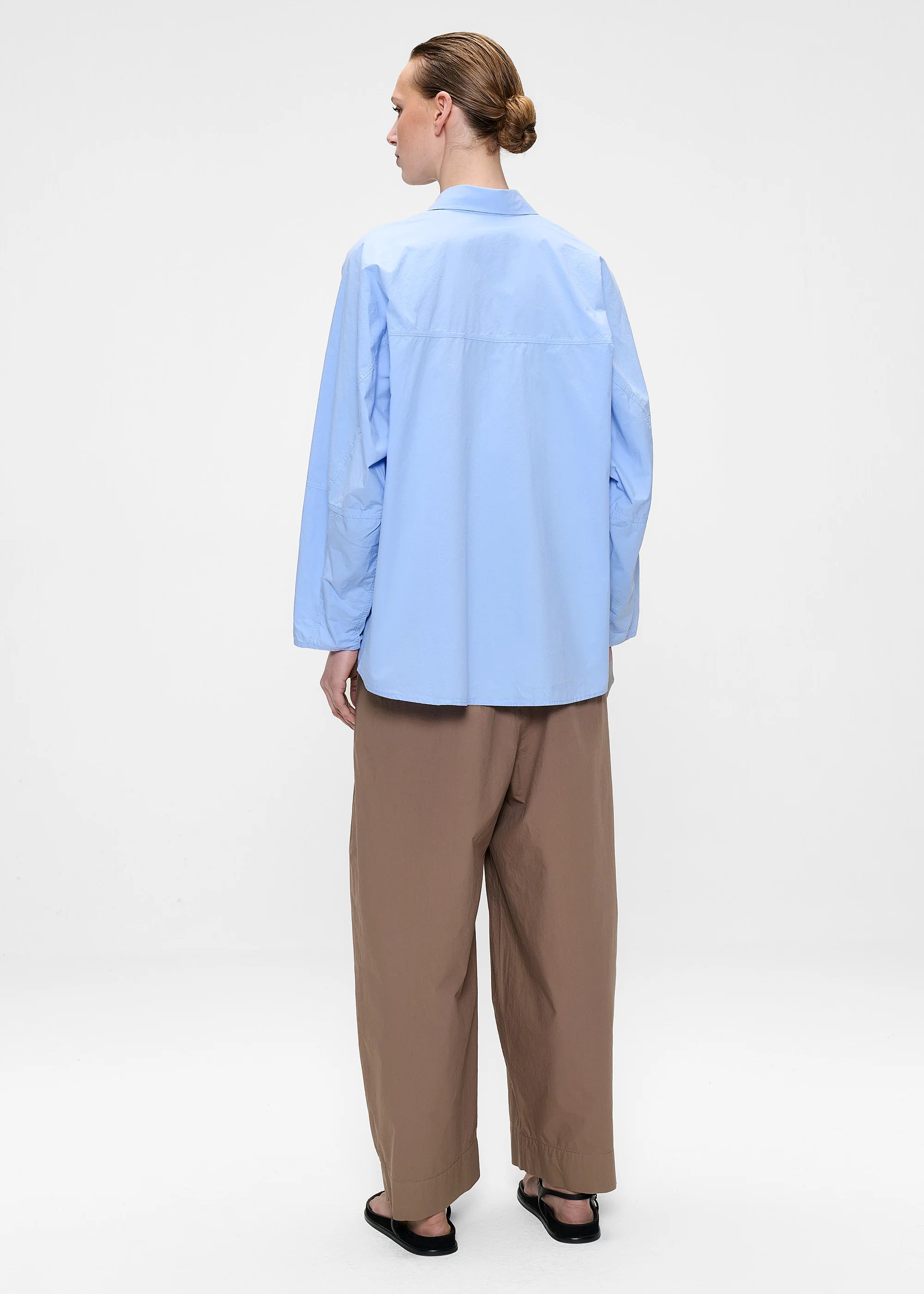 Cotton Poplin, Sky Blue, Hemd