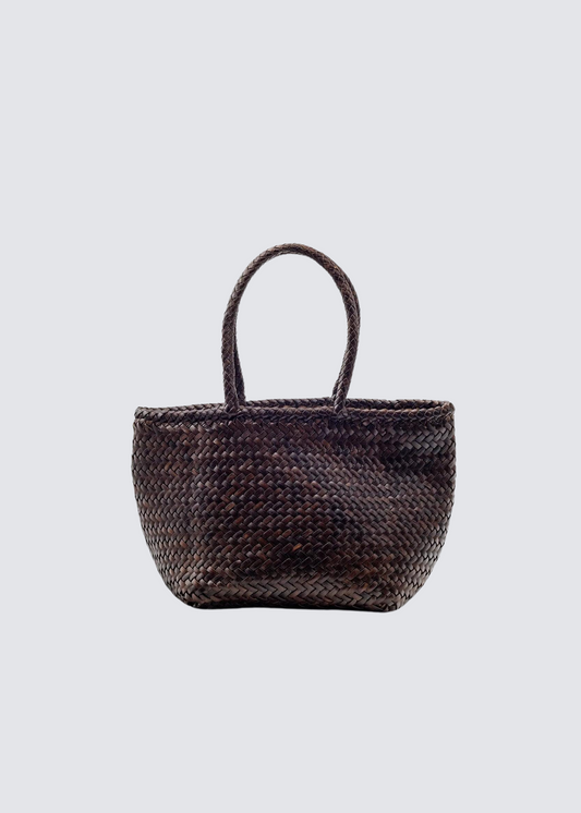 Grace Basket Small, Dark Brown, Tasche