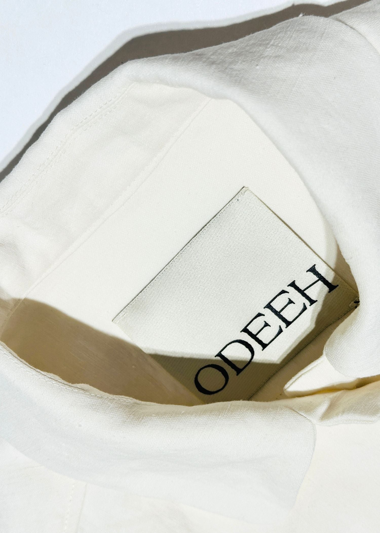 Odeeh, Structured Cotton Linen, Off White, Blazer