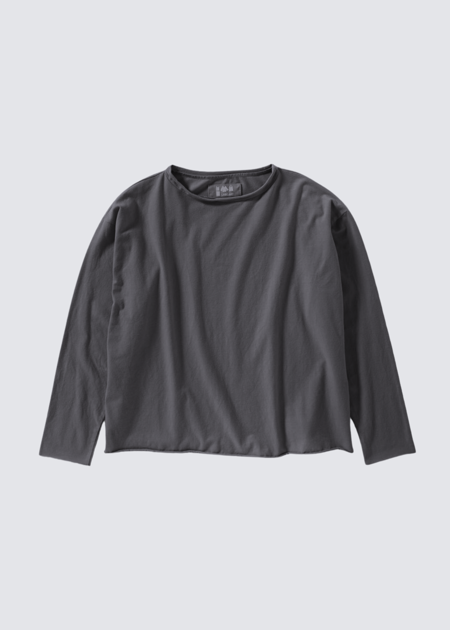 LABO.ART graues Langarm-Shirt aus Baumwolle - Flatshot