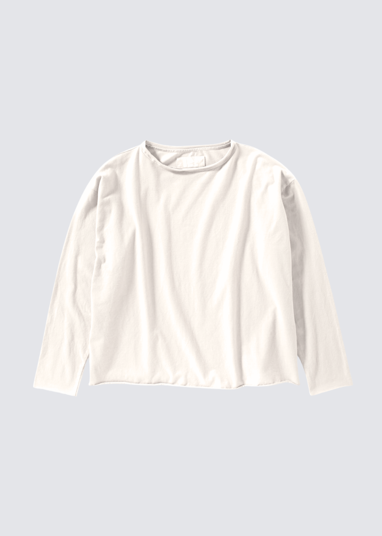 LABO.ART weißes Langarm-Shirt aus Baumwolle - Flatshot