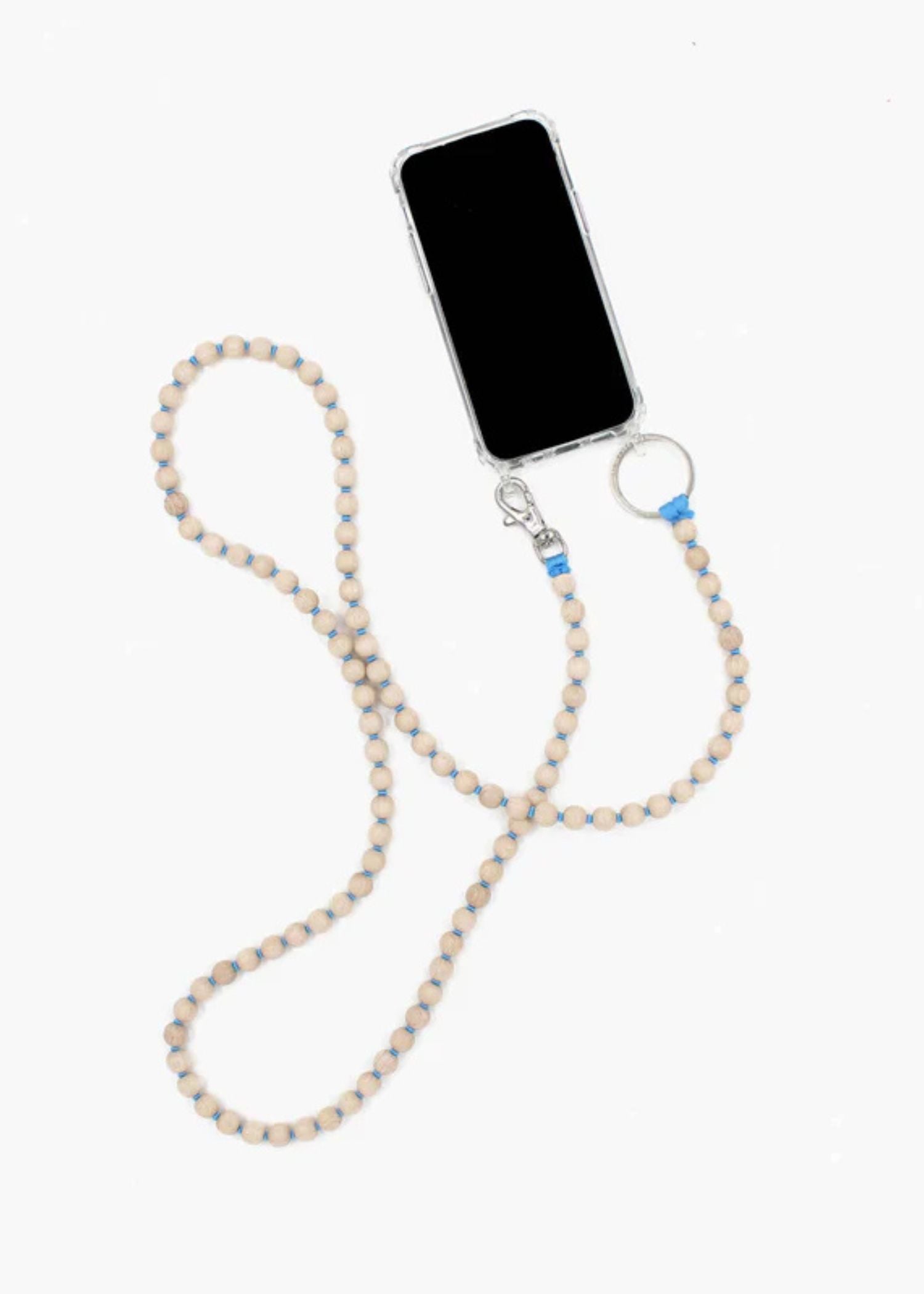 Mobile phone chain neon orange 108 