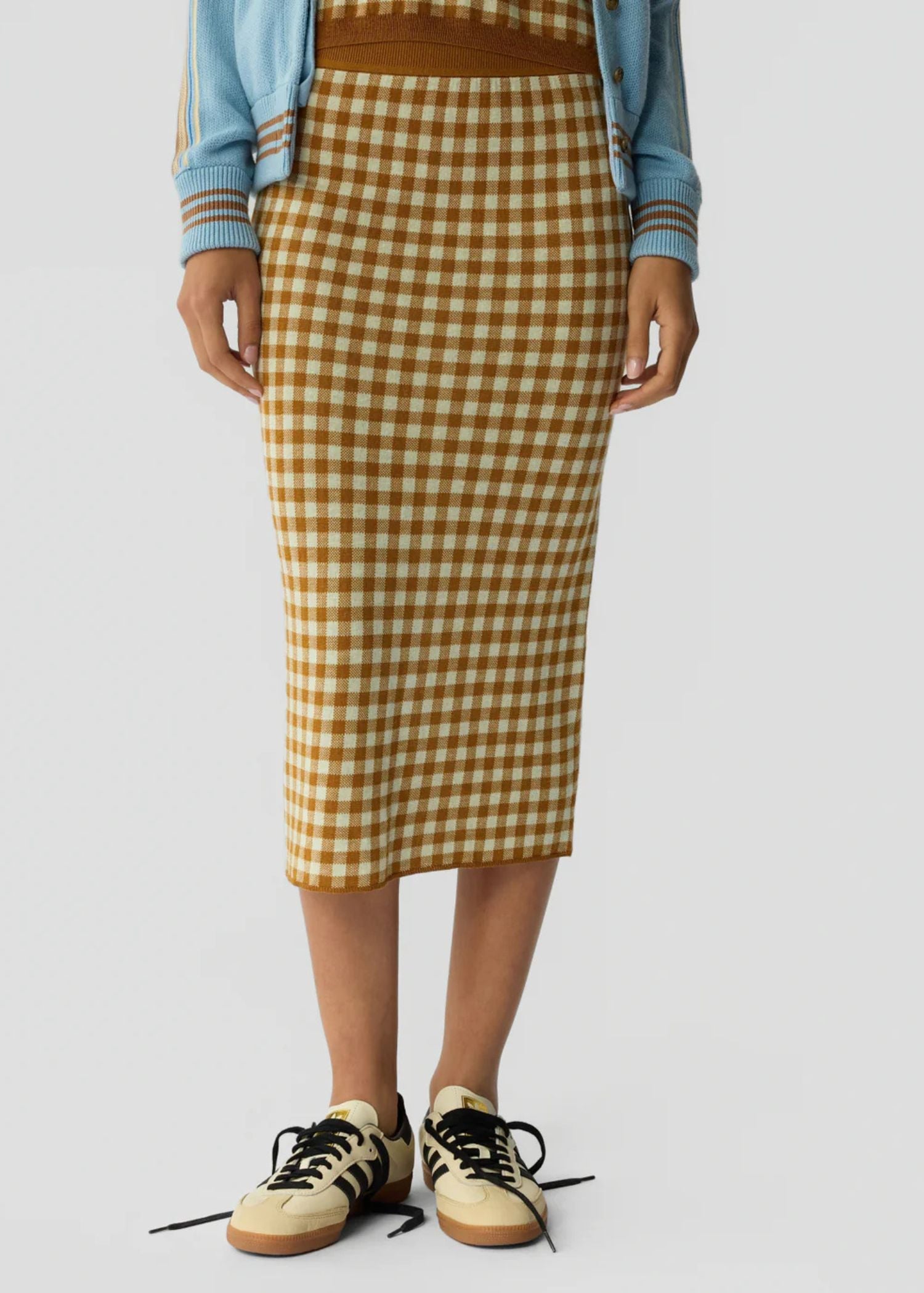 Gingham, Suede Lime, Rock