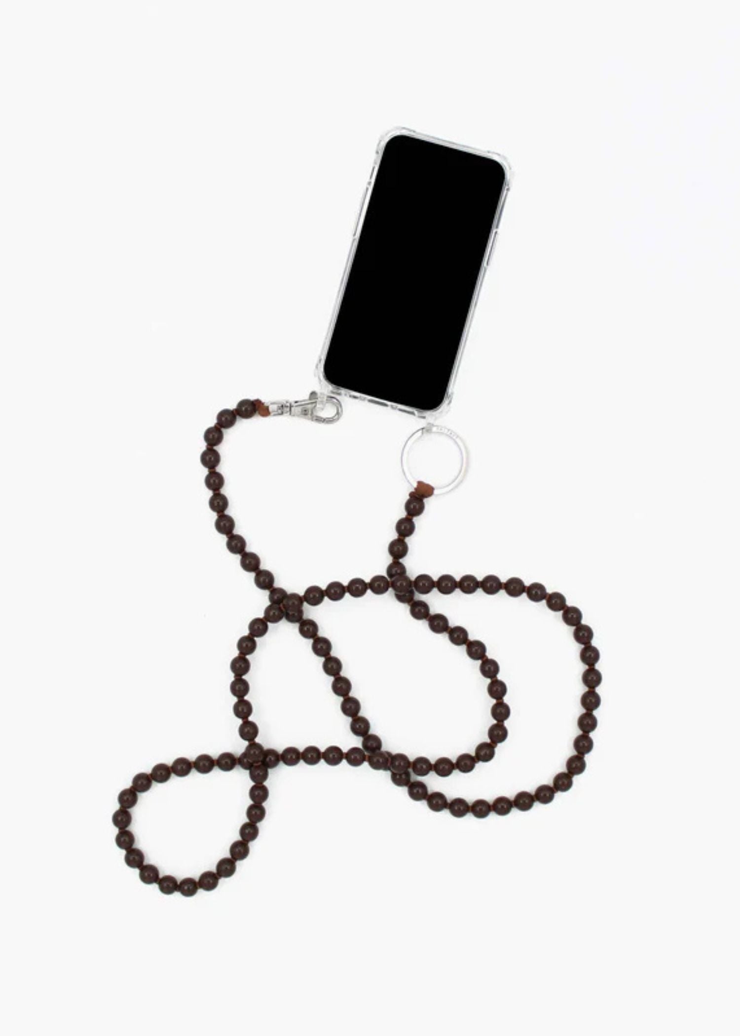 Mobile phone chain neon orange 108 