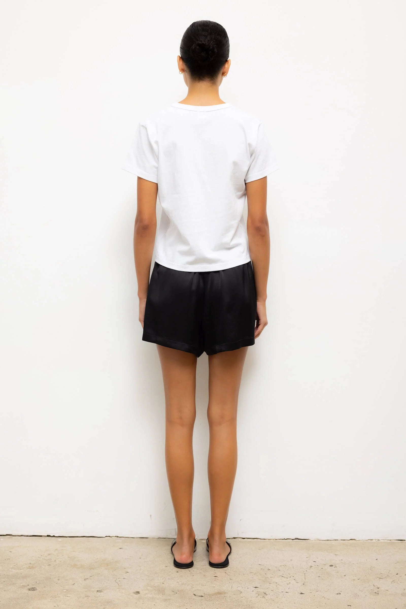 Leset, The Margo, White, V-Neck T-Shirt