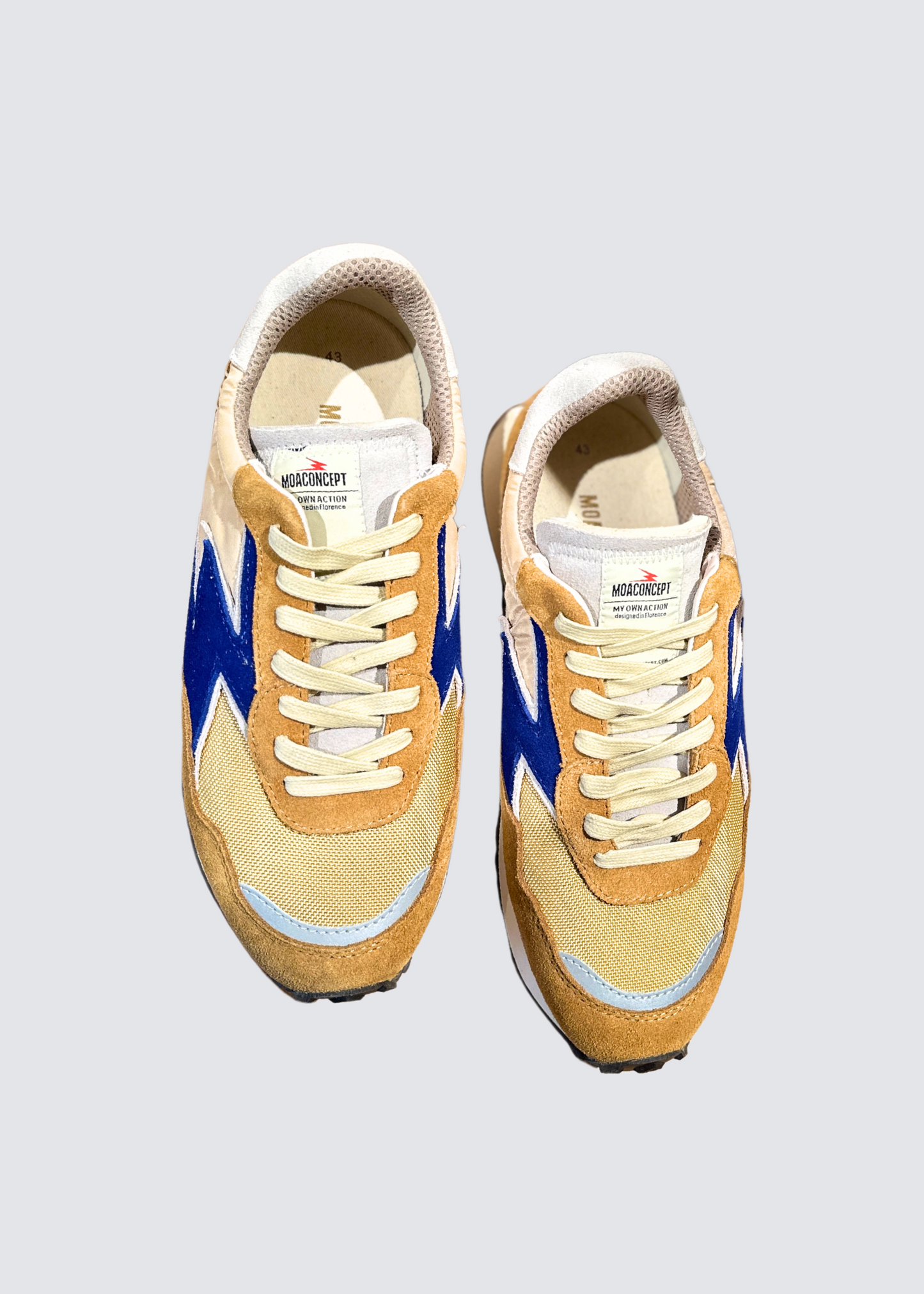 Hype, Blue Logo Hazel, Genderless Sneaker