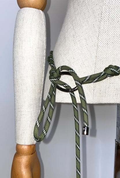 Rope Belt, Bush Green, Belt