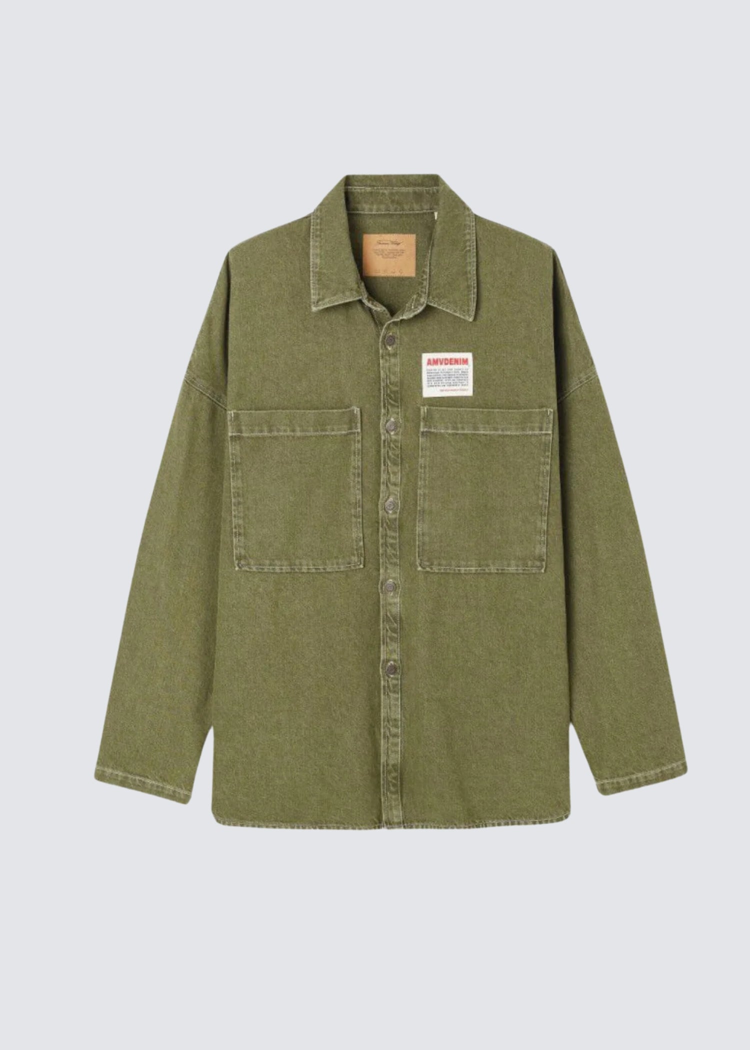 Muzatown, Olive, Jeanshemd