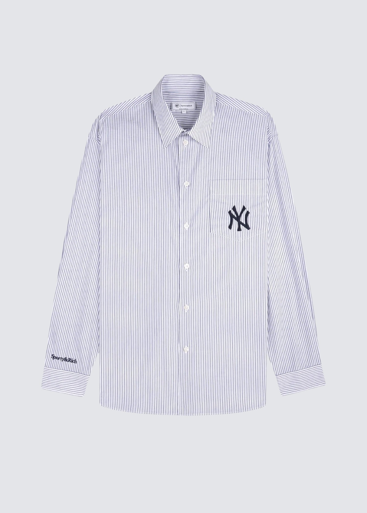 Yankees Serif, Navy Stripe, Hemd