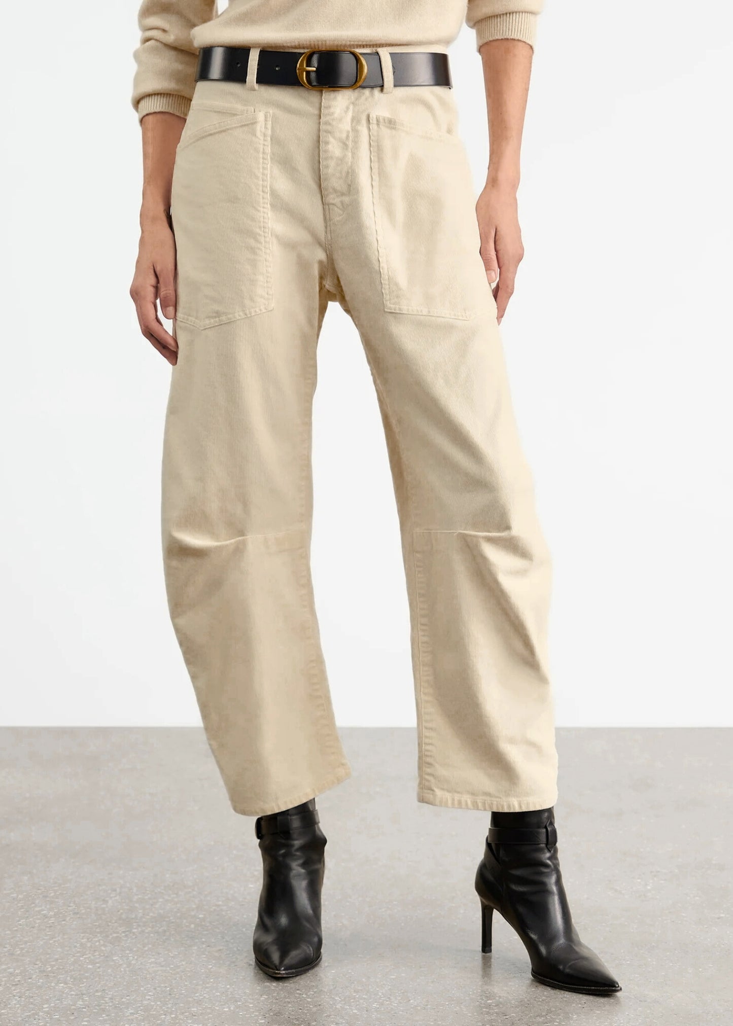 Shon, Ecru, Corduroy Pant