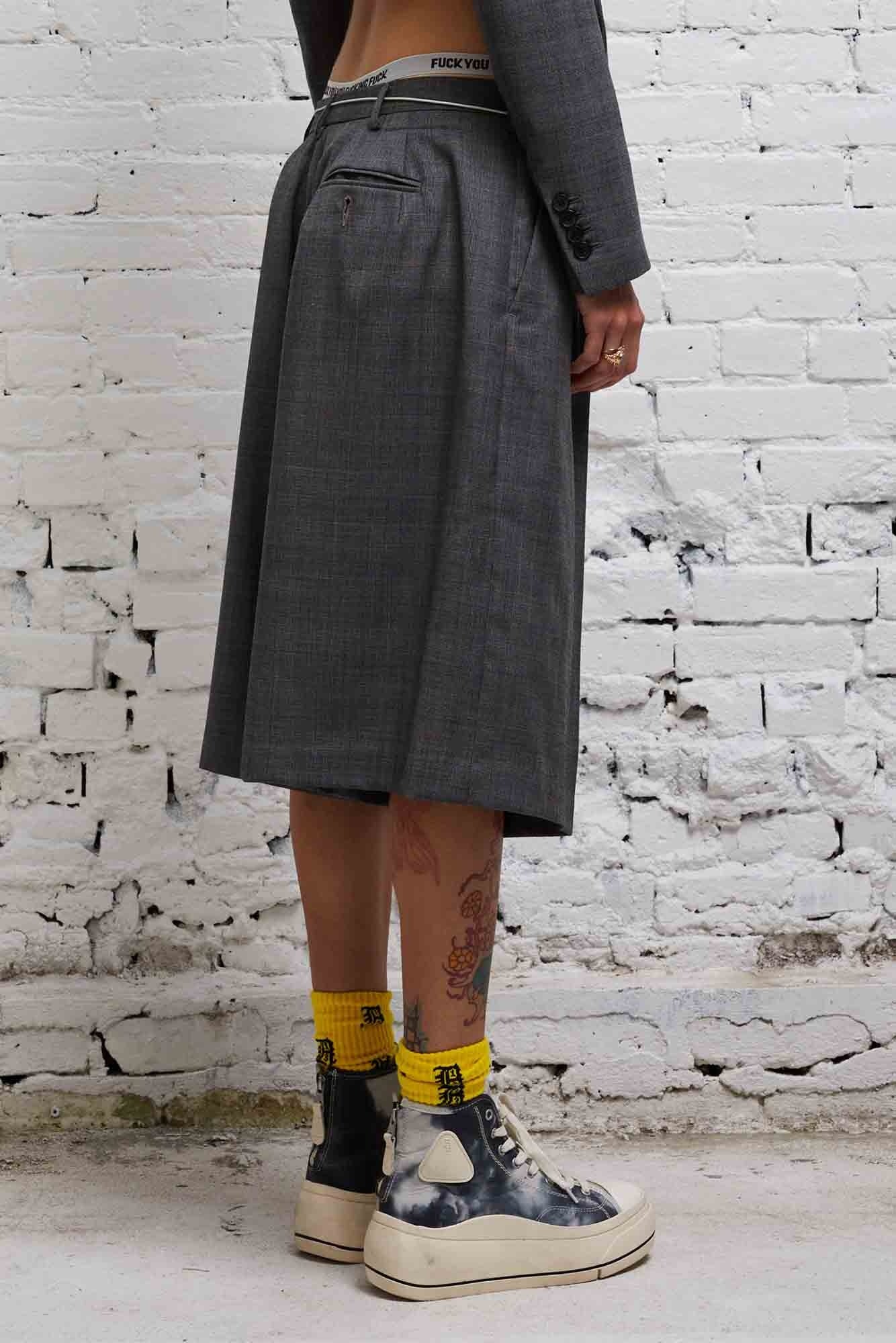 Jumbo Tailored, Glen Plaid, Shorts