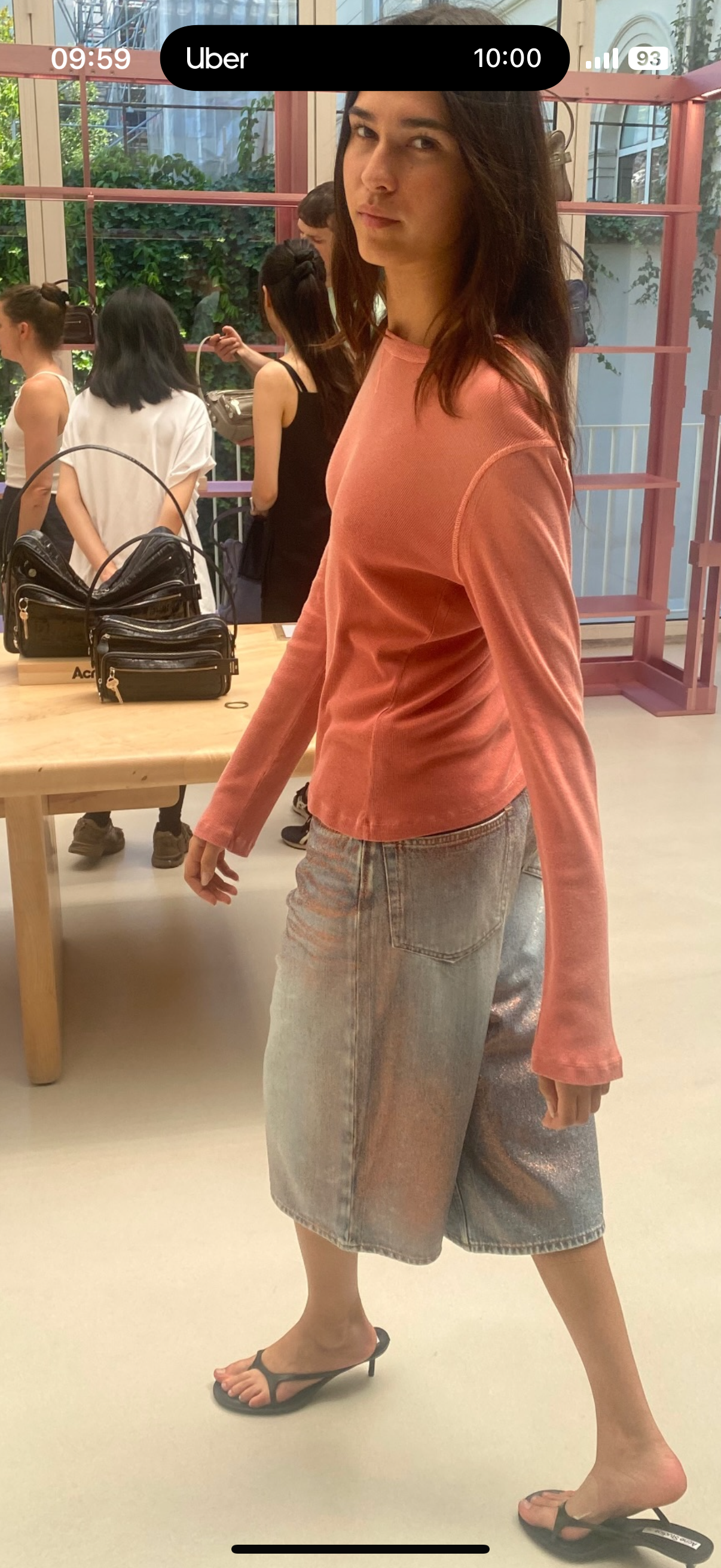 Acne Studios, Rose Copper Light Blue, Jorts