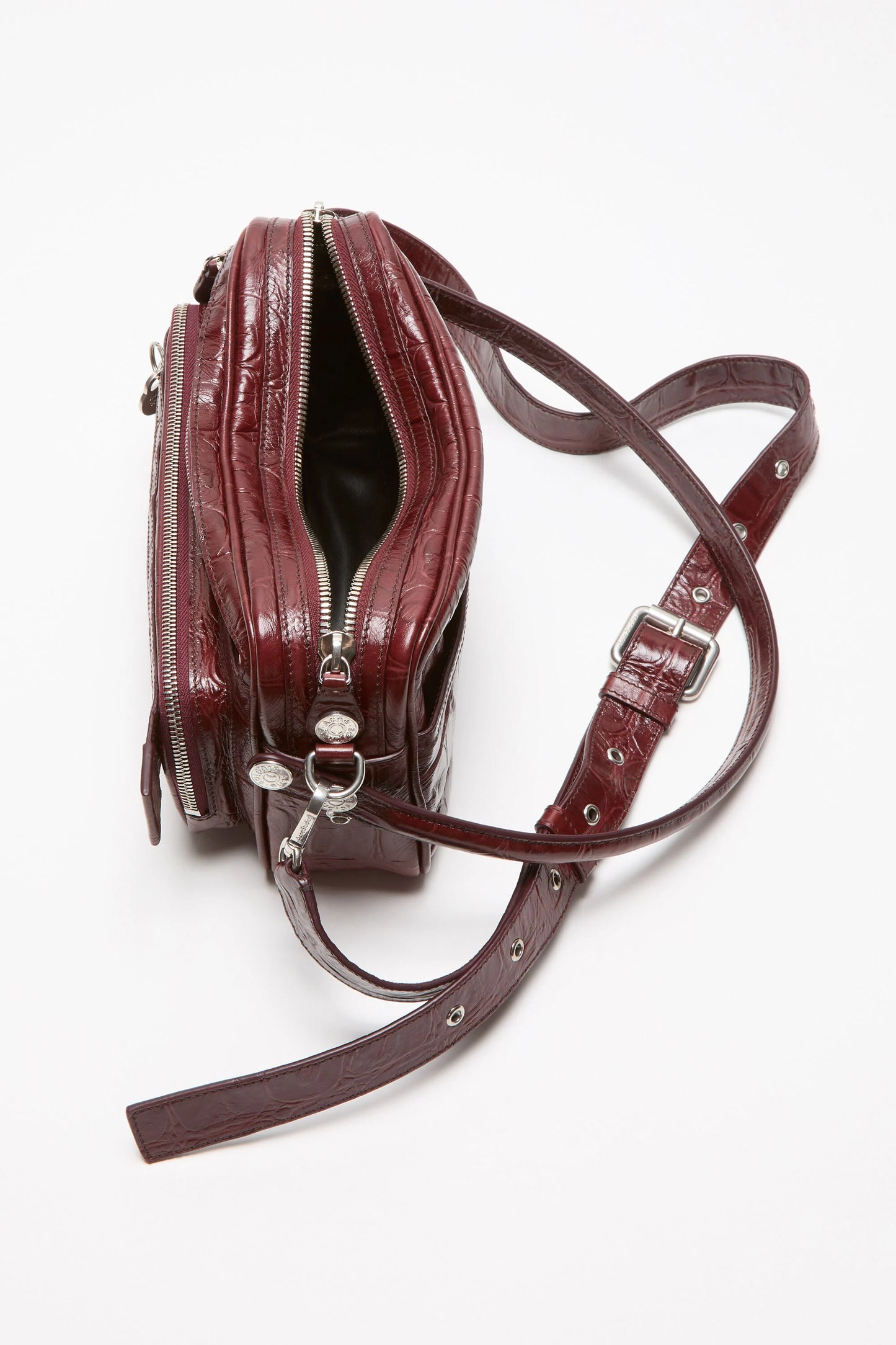 Camero Party, Croco Burgundy, Tasche