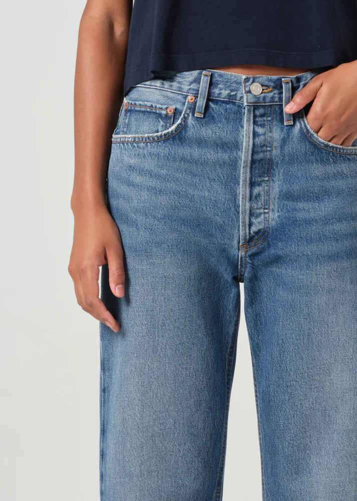 90's Crop, Mid Rise Straight, Essence, Jeans