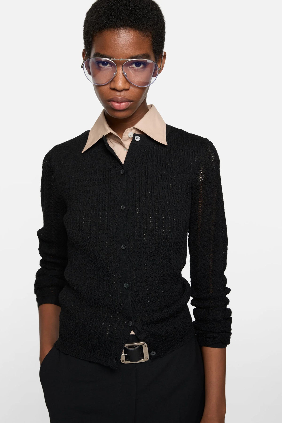 Acne Studios, Black, Cardigan