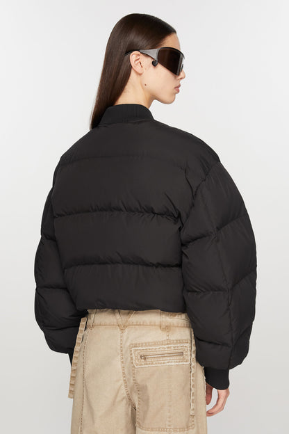 Bomber Puffer, Washed Black, Jacke